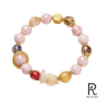 【RJ New York】天然粉瓷琉璃小九尾狐好運手串(粉色)