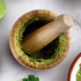 【IBILI】竹製磨搗組 13cm / 研磨缽 磨藥組 搗泥器 杵臼 搗缽