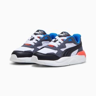 【PUMA】運動鞋 童鞋 中童 大童 X-RAY SPEED AC PS 黑白藍 38489927