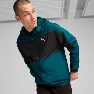 【PUMA】外套 男款 運動外套 風衣外套 歐規 綠黑 62747322