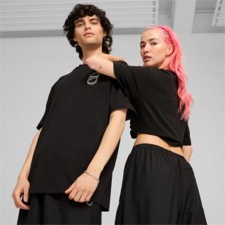 【PUMA】短袖上衣 男款 女款 運動 歐規 Downtown 黑 62675501