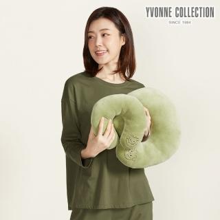 【YVONNE 以旺傢飾】招財貓兒童頸枕-抹茶綠