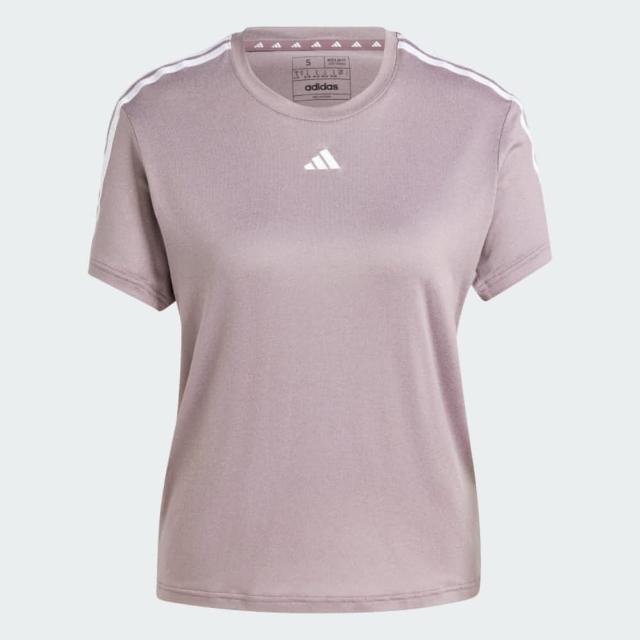 【adidas 愛迪達】短袖上衣 女款 運動 TR-ES 3S T 粉 IX0990