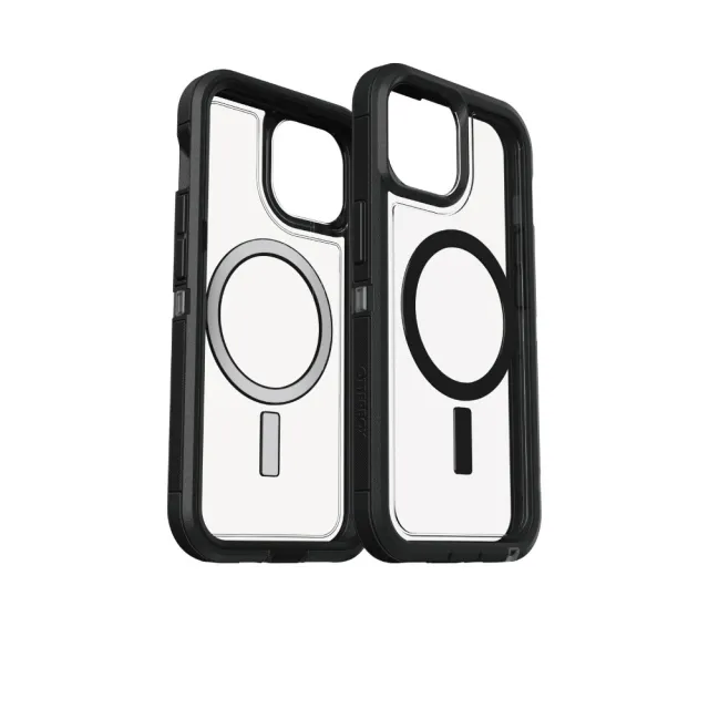 【OtterBox】iPhone 16 6.1吋 Defender XT 防禦者系列保護殼-黑透(支援MagSafe)