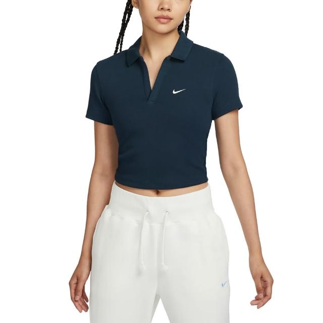 【NIKE 耐吉】短袖上衣 AS W NSW ESSNTL SS POLO CRP TO 女 - DV7885478