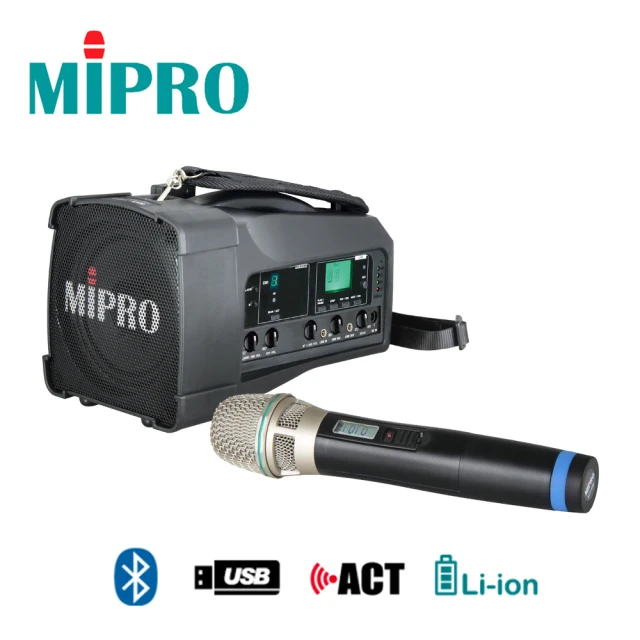 MIPRO ACT 單頻迷你可攜式無線喊話器(MA-100)