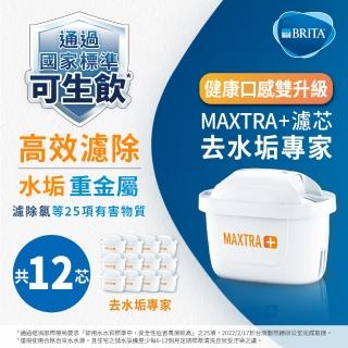 【BRITA】官方直營 MAXTRA Plus 濾芯-去水垢專家(12入裝)