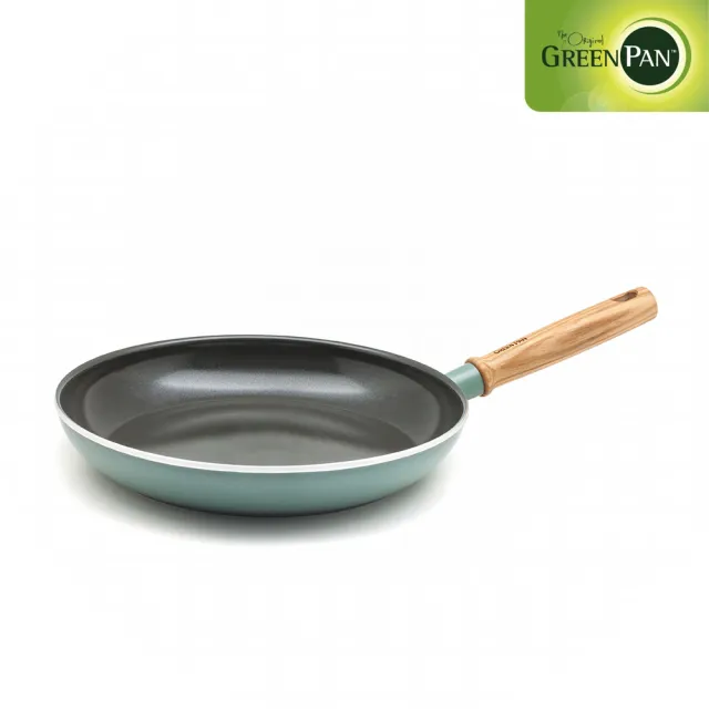 【GreenPan】鑽石陶瓷塗層不沾深煎鍋 Mayflower 28cm(不含蓋/不挑爐具/不沾鍋/陶瓷)