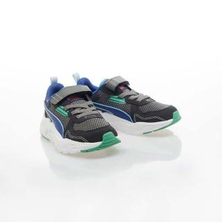 【PUMA】運動鞋 童鞋 中童 大童 魔鬼氈 Trinity Lite RSB II AC+ PS 黑藍 39800302