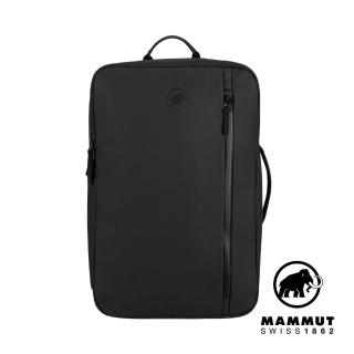 【Mammut 長毛象官方直營】Seon Transporter 25 休閒筆電後揹包 25L 黑色 #2510-03911