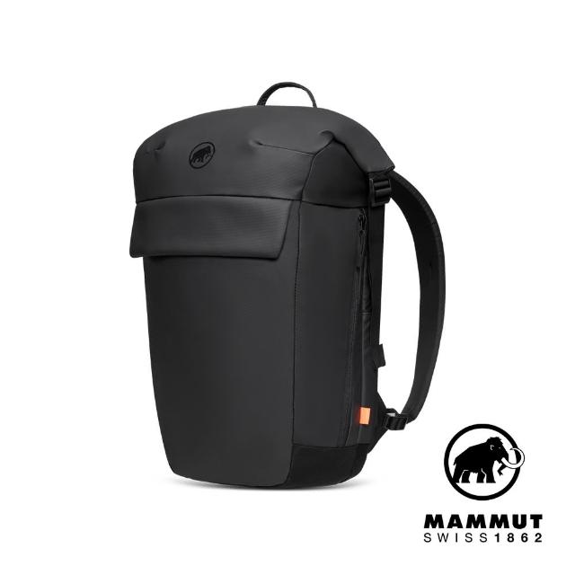 【Mammut 長毛象官方直營】Seon Courier 20 捲蓋休閒後背包 20L 黑色 #2510-04250