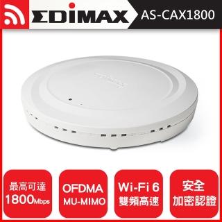 【EDIMAX 訊舟】AX1800 Wi-Fi 6雙頻吸頂式PoE無線基地臺