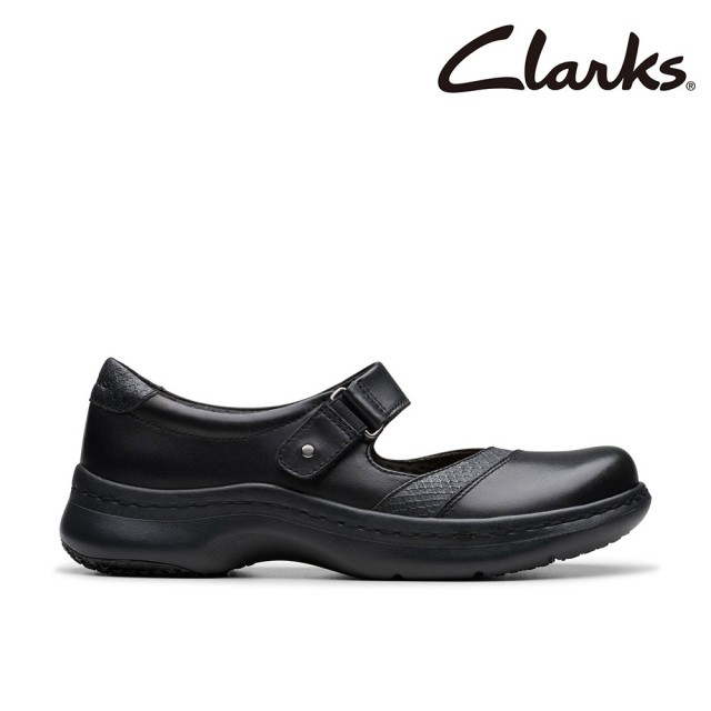 【Clarks】女鞋 Clarks Pro Pace魔鬼氈設計輕量瑪麗珍鞋(CLF79828C)