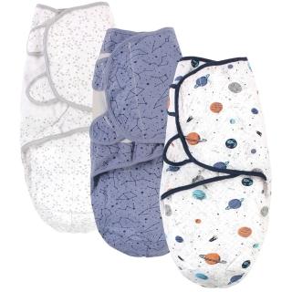 【Hudson Baby】絎縫純棉可調式懶人包巾(寶寶新生兒浴巾/哺乳巾/推車毯/蓋巾/彌月禮)