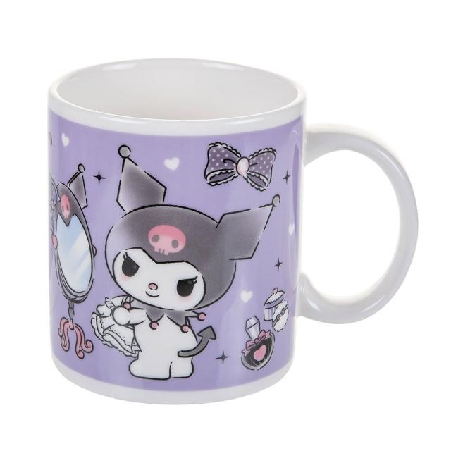 【SANRIO 三麗鷗】KUROMI Dream Closet 陶瓷馬克杯 440ml 酷洛米(餐具雜貨)