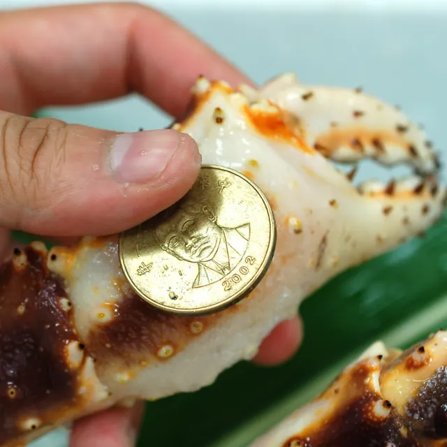 【築地一番鮮】頂級鄂霍次克海生凍鱈場蟹腳(1100-1200g/半對)