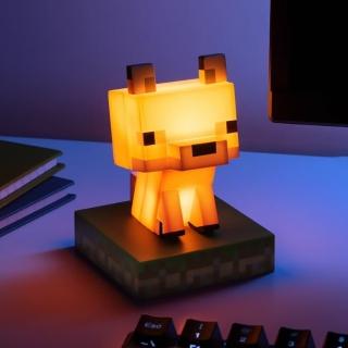 【Paladone UK】Minecraft麥塊 坐姿橘色狐狸 造型 ICON 造型 小夜燈(床頭燈/造型燈/動物造型燈)