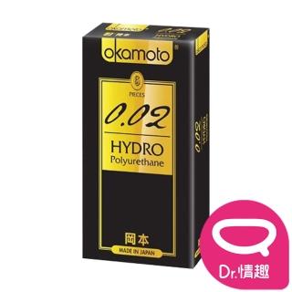 【Dr. 情趣】岡本Okamoto 002 HYDRO水感勁薄保險套 6入/盒