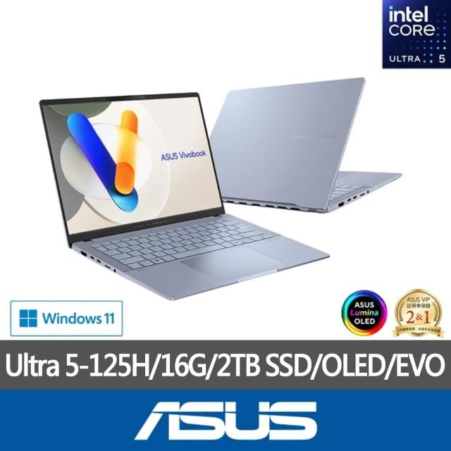 【ASUS 華碩】特仕版 14吋輕薄AI筆電(VivoBook S S5406MA/Ultra 5-125H/16G/改裝2TB SSD/Win11/OLED/EVO)