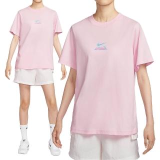 【NIKE 耐吉】NSW SS Tee ESSNTL GCEL 女款 白粉色 Y2K 法鬥 上衣 短袖 HM4625-663