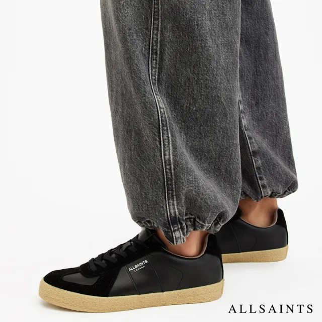 【ALLSAINTS】JAIMEE 牛皮底休閒鞋-黑 W069FB(女款)