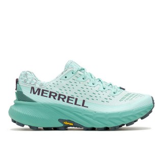 【MERRELL】運動鞋 野跑鞋 女 AGILITY PEAK 5 冰川藍 ML068266(J068266)