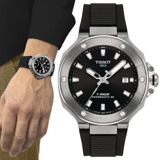 【TISSOT 天梭】T-RACE 經典時尚機械腕錶 女王節 禮物 推薦(T1418071705100)