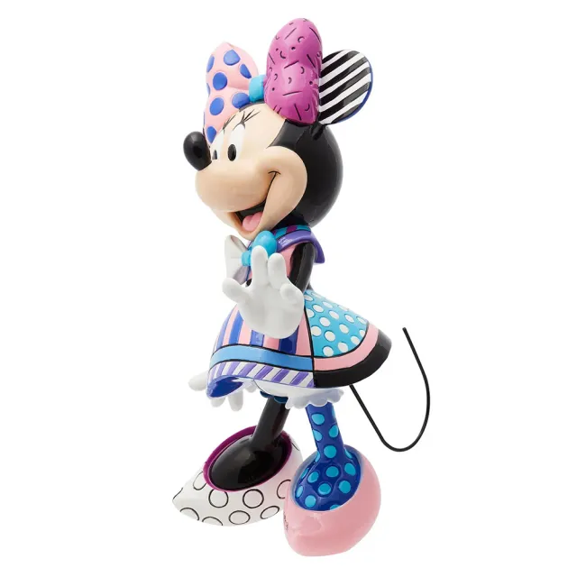 【Enesco】Disney 迪士尼 Romero Britto系列 米妮盛裝打扮塑像居家擺飾