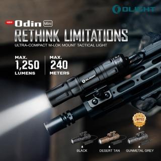 【Olight】錸特光電 ODIN MINI 迷你奧丁 1250流明 240米射程(戰術槍燈 M-LOK軌道 磁吸線控開關)