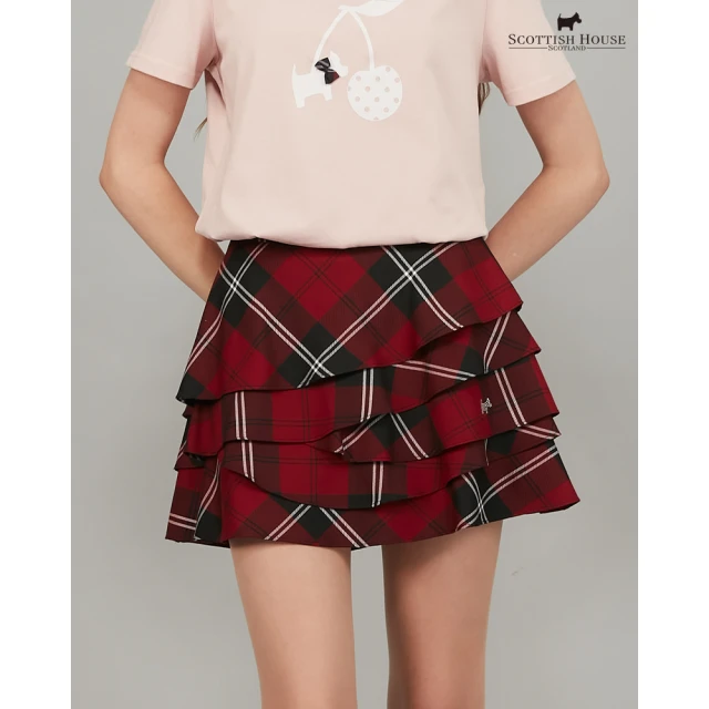 CHUCUCHU CHECK PLEATED SKIRT 女