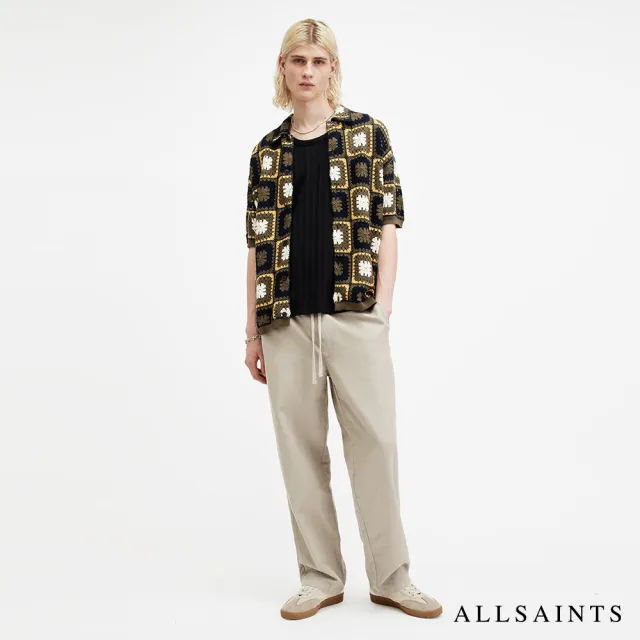 【ALLSAINTS】HANBURY 輕薄亞麻休閒長褲-灰 MF080Y(常規版型)