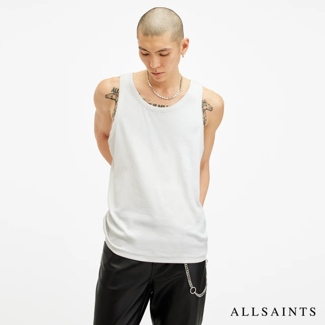 ALLSAINTS EDWARDS 羅紋彈性背心白 M008JB(常規版型)