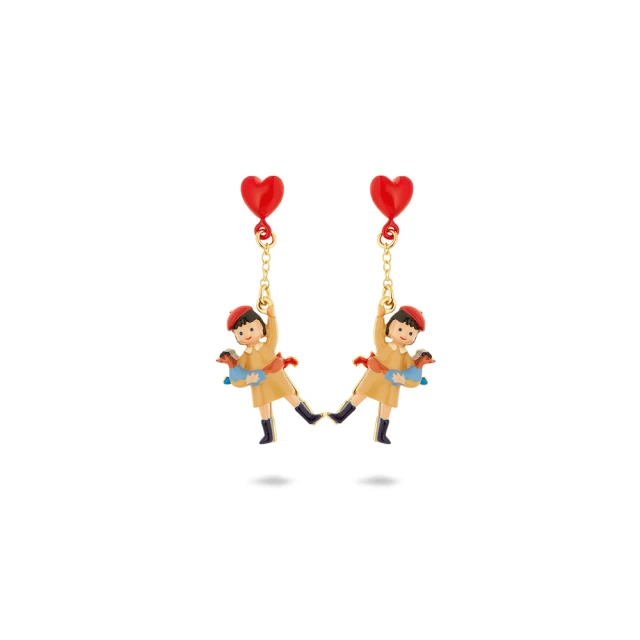 Les Nereides 小小菇家族-花園地精寶寶與沙堡耳環