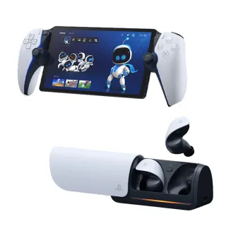 【SONY 索尼】PlayStation Portal - Remote Player 遙控遊玩機+PS5 PULSE Explore 無線耳塞式耳機