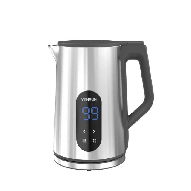 【元山】1.7L不鏽鋼多段觸控式調溫快煮壺 YS-5171EPT(快煮壺/304不鏽鋼內膽無縫設計)