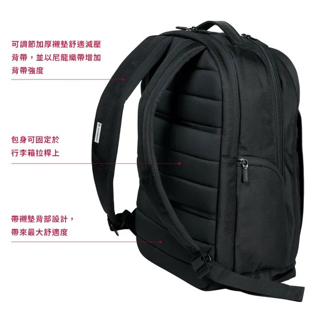 【VICTORINOX 瑞士維氏】Altmont 3.0 Professional 15吋豪華型電腦後背包(602154)