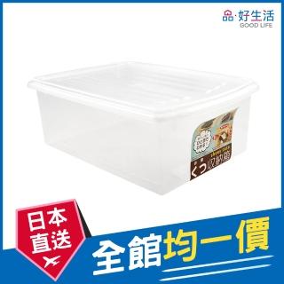 【GOOD LIFE 品好生活】日本製 透明鞋子收納箱（33.2x23.6cm）(日本直送 均一價)