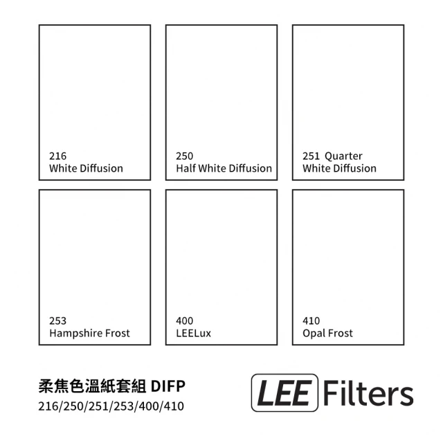 LEE Filter FILTER 柔焦色溫紙套組 DIFP(公司貨)