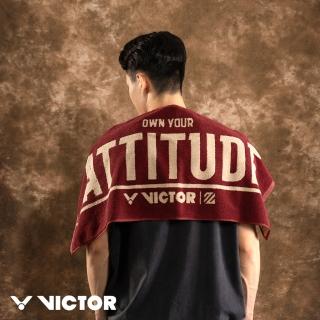 【VICTOR 勝利體育】VICTOR x LZJ 聯名系列運動毛巾(TW4514LZJ D深紅)