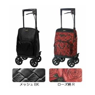 【側推型購物車】日本SHIMA Melody Primo助步車(超輕量設計 保冷收納袋 4段高度調節)