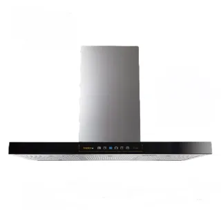 【莊頭北】90公分倒T式黑色玻璃觸控面板二級馬達Turbo增壓排油煙機(TR-5898 含基本安裝)