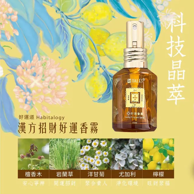 【好運道】湯鎮瑋-天地正氣開運超值組(香霧30ml 贈100ml沐浴露 硃砂手串 十字金剛杵皮套)