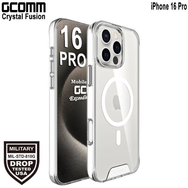 【GCOMM】iPhone 16 Pro 磁吸晶透軍規防摔殼 Crystal Fusion MagSafe(iPhone 16 Pro)