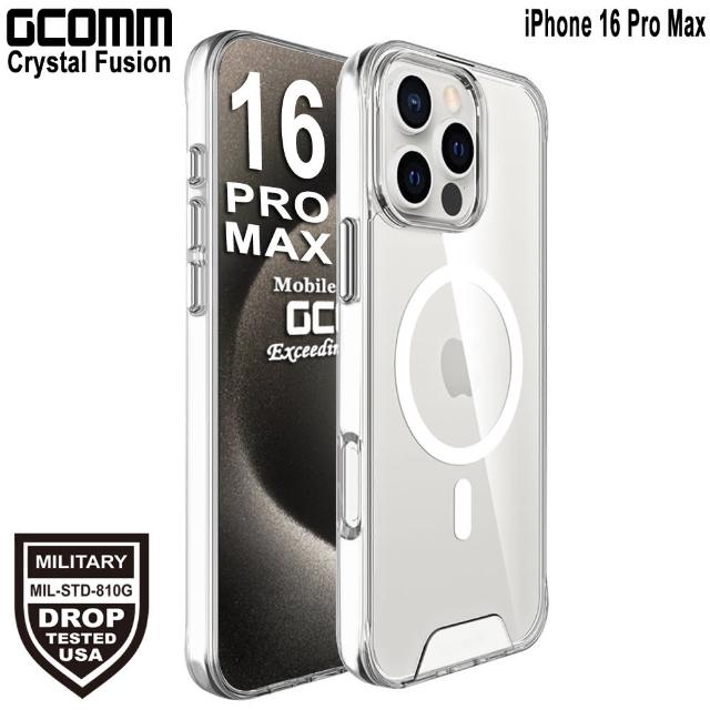 【GCOMM】iPhone 16 Pro Max 磁吸晶透軍規防摔殼 Crystal Fusion MagSafe(iPhone 16 Pro Max)