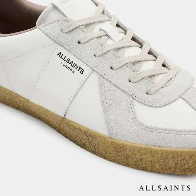 【ALLSAINTS】JAIMEE 牛皮底休閒鞋-白 M052FB(男款)