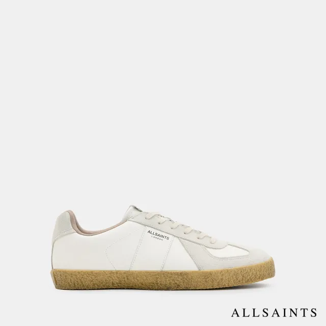 【ALLSAINTS】JAIMEE 牛皮底休閒鞋-白 M052FB(男款)