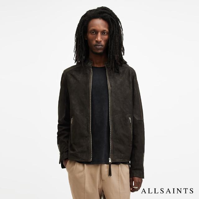 【ALLSAINTS】CORA 經典簡約純羊皮麂皮衣外套 M064LB(常規版型)