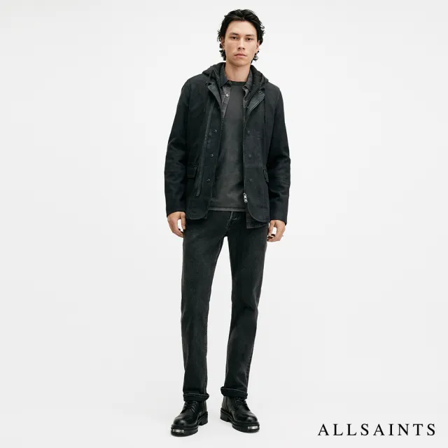 【ALLSAINTS】NORTON 羊皮西裝皮衣可拆卸外套(常規版型)