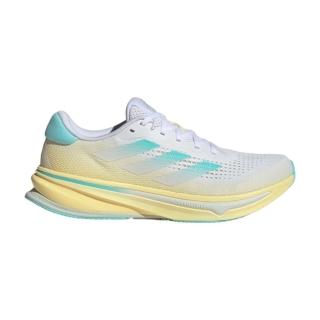【adidas 愛迪達】SUPERNOVA RISE M 運動鞋 慢跑鞋 彩虹漸層 白 男鞋 奶油底(IE1064 ∞)