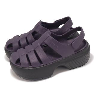 【Crocs】涼鞋 Stomp Fisherman Sandal 男鞋 女鞋 深鳶尾花 雪屋涼鞋 厚底 卡駱馳(2099385AS)